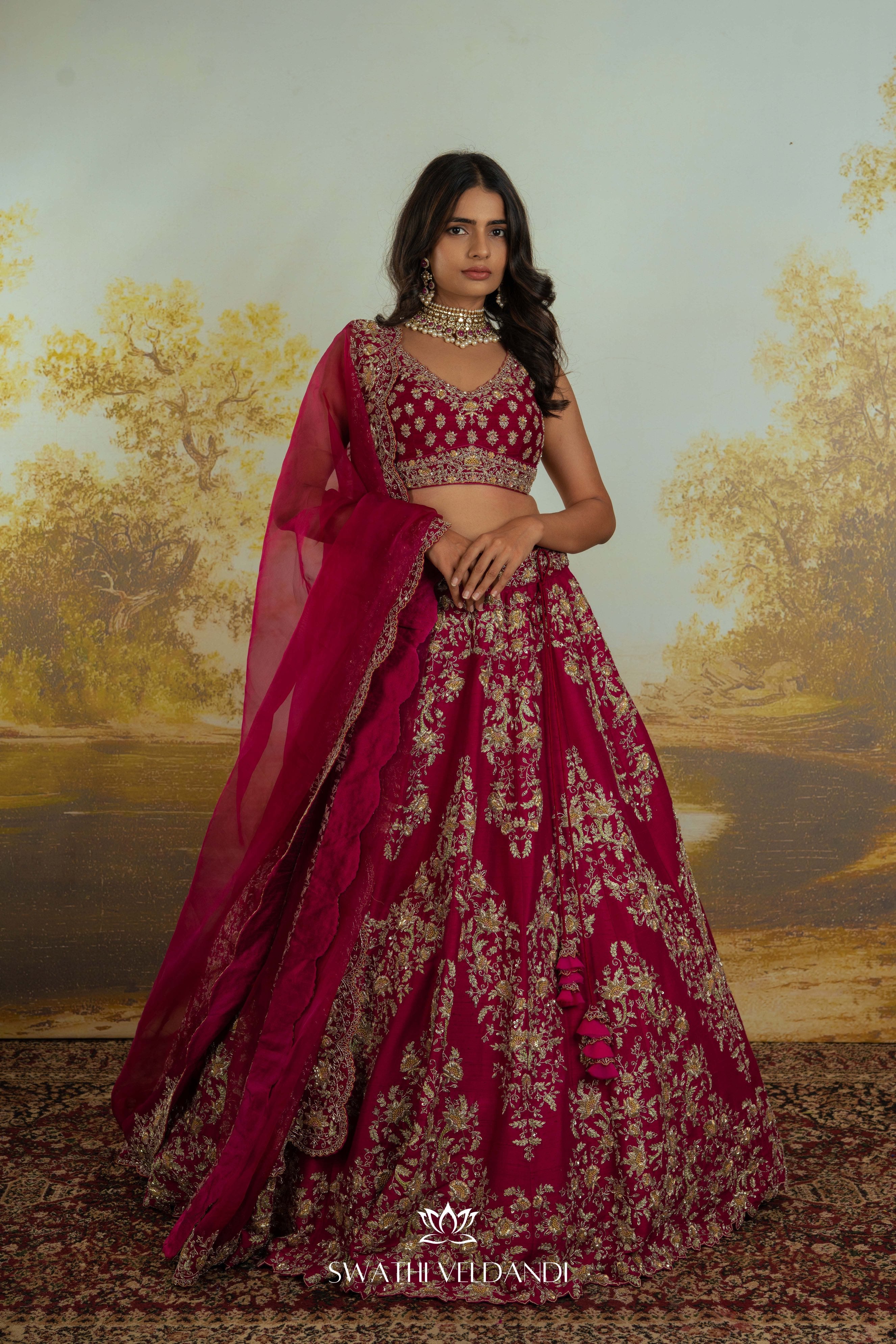 Echoes of euphoria Lehenga Set