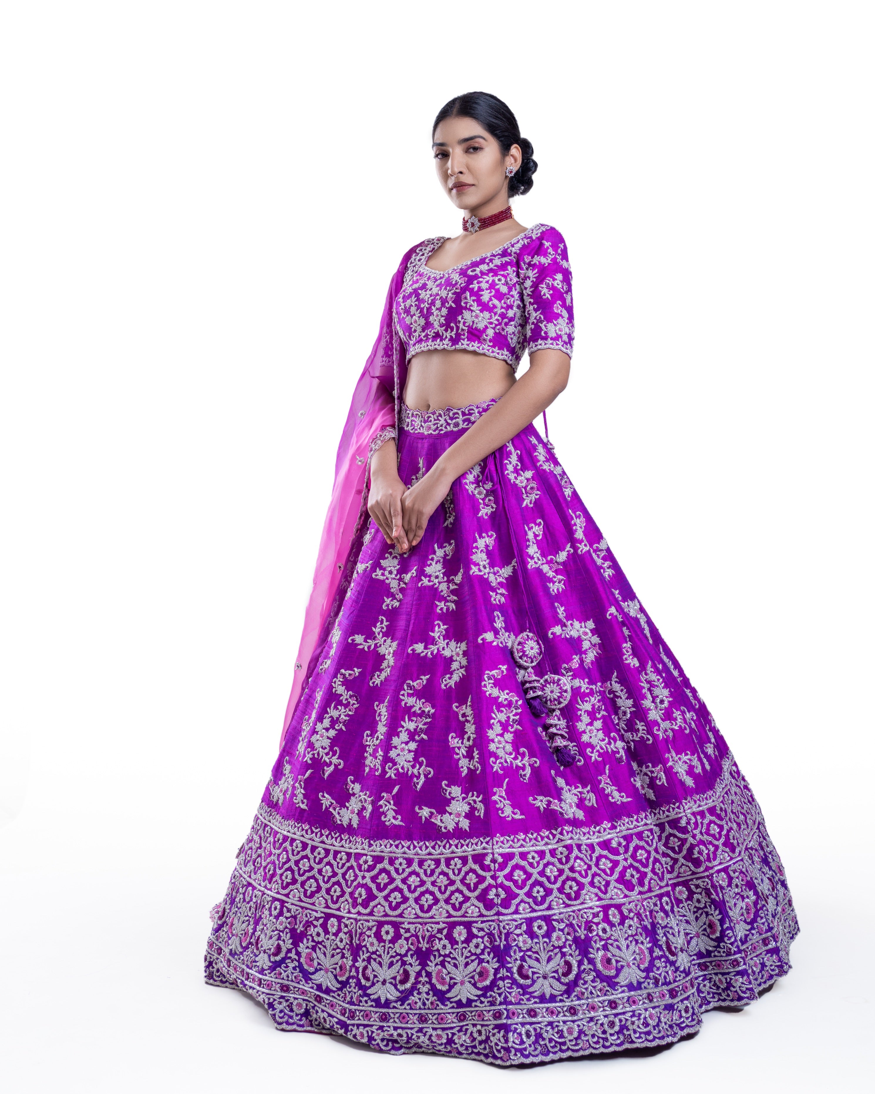 Cultural Mosiac Lehenga Set