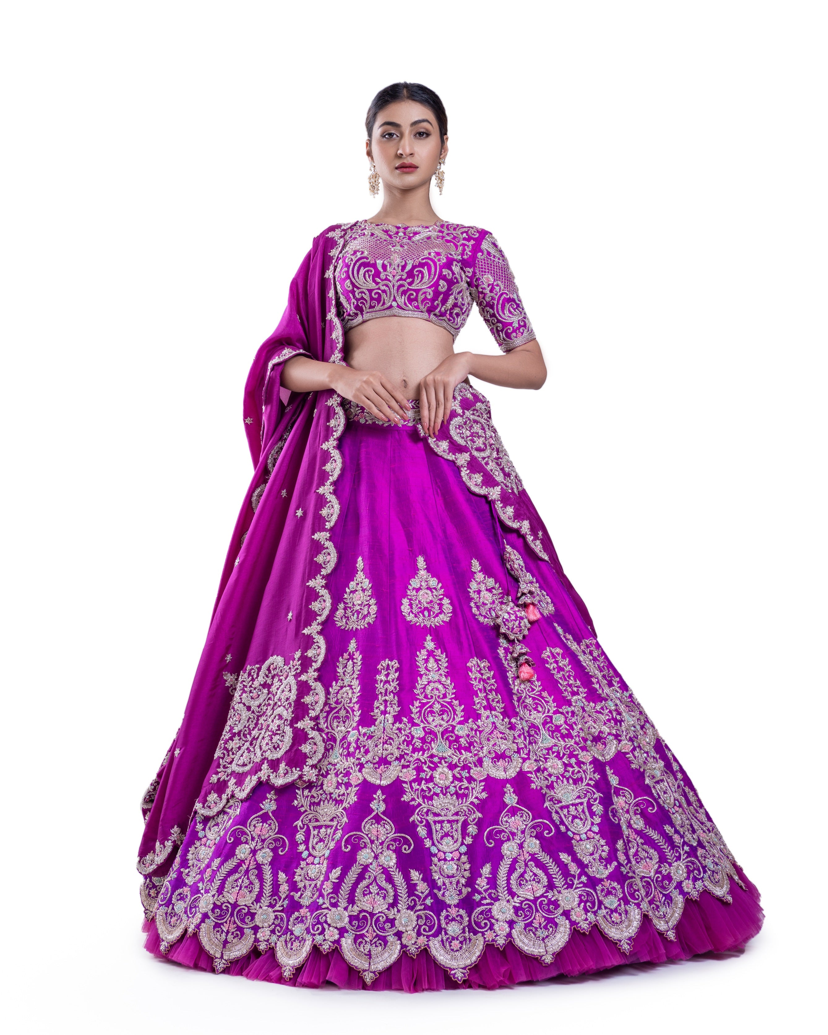 Prismatic  Lehenga Set