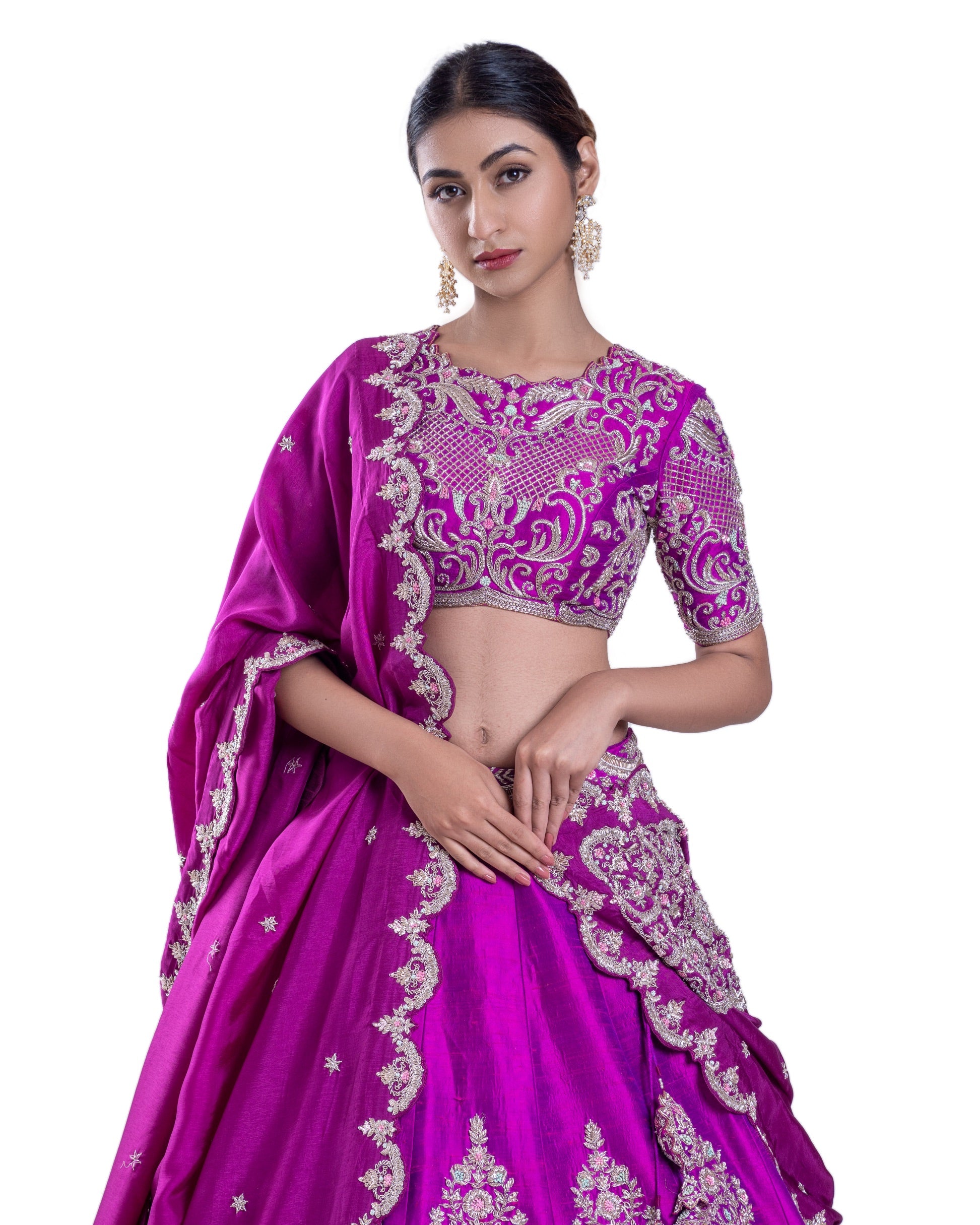 Prismatic  Lehenga Set