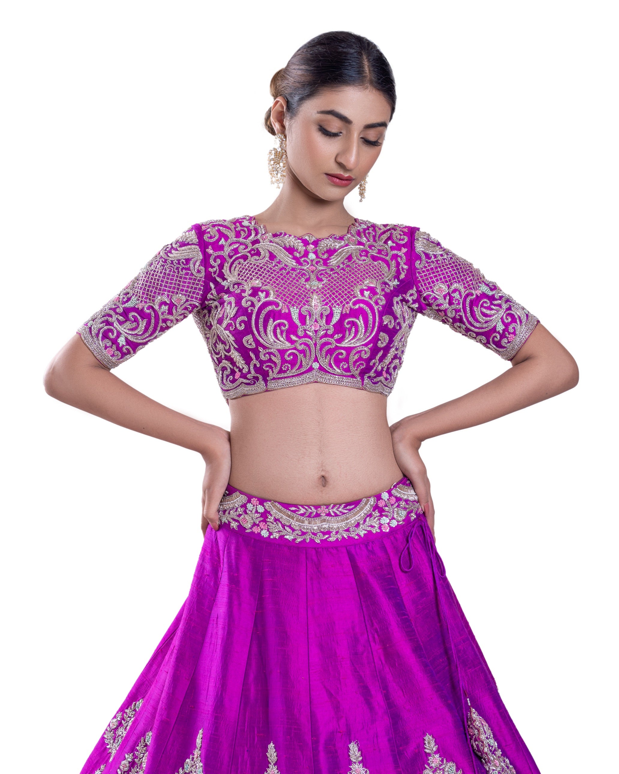 Prismatic  Lehenga Set