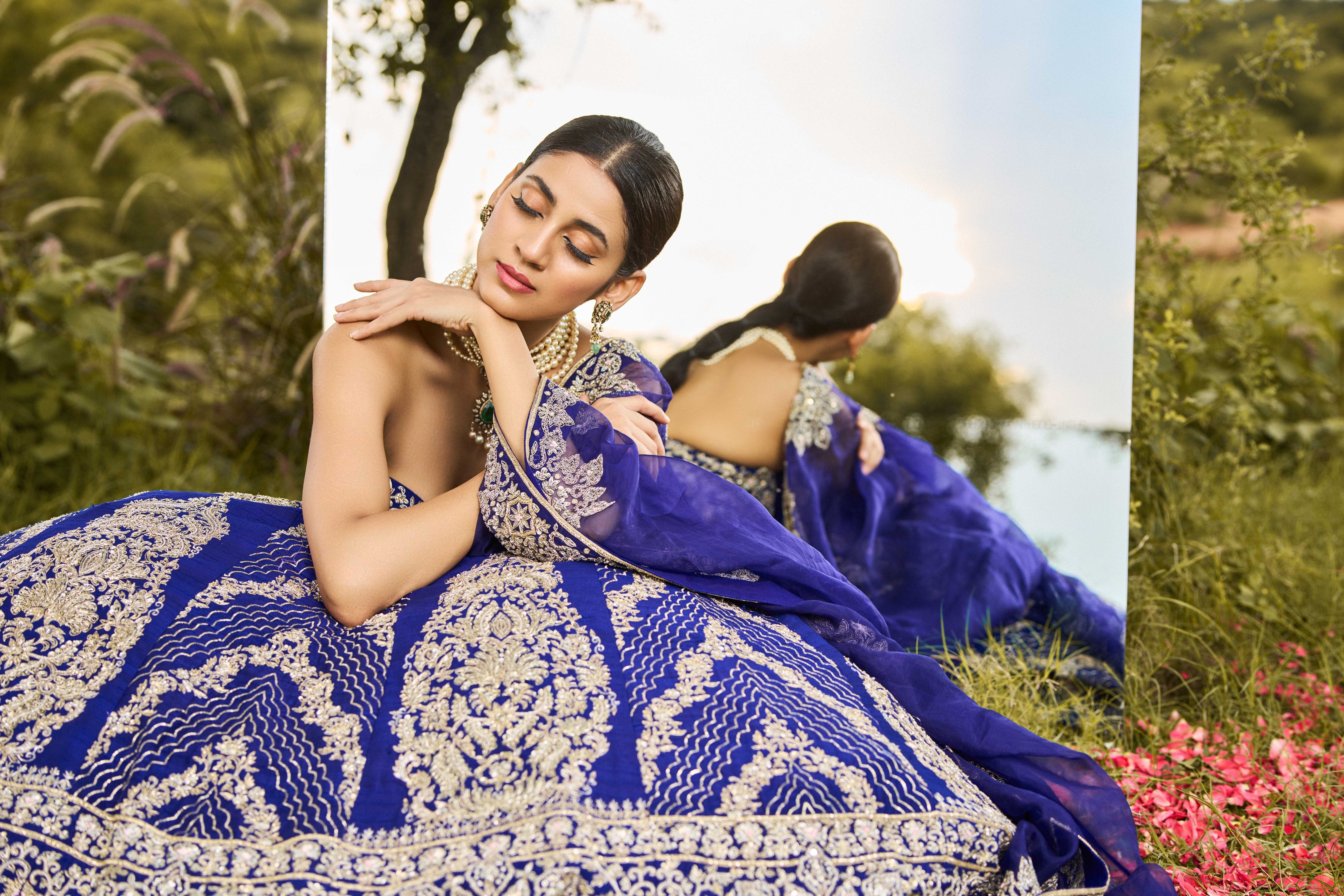 Dewdrop Lehenga Set