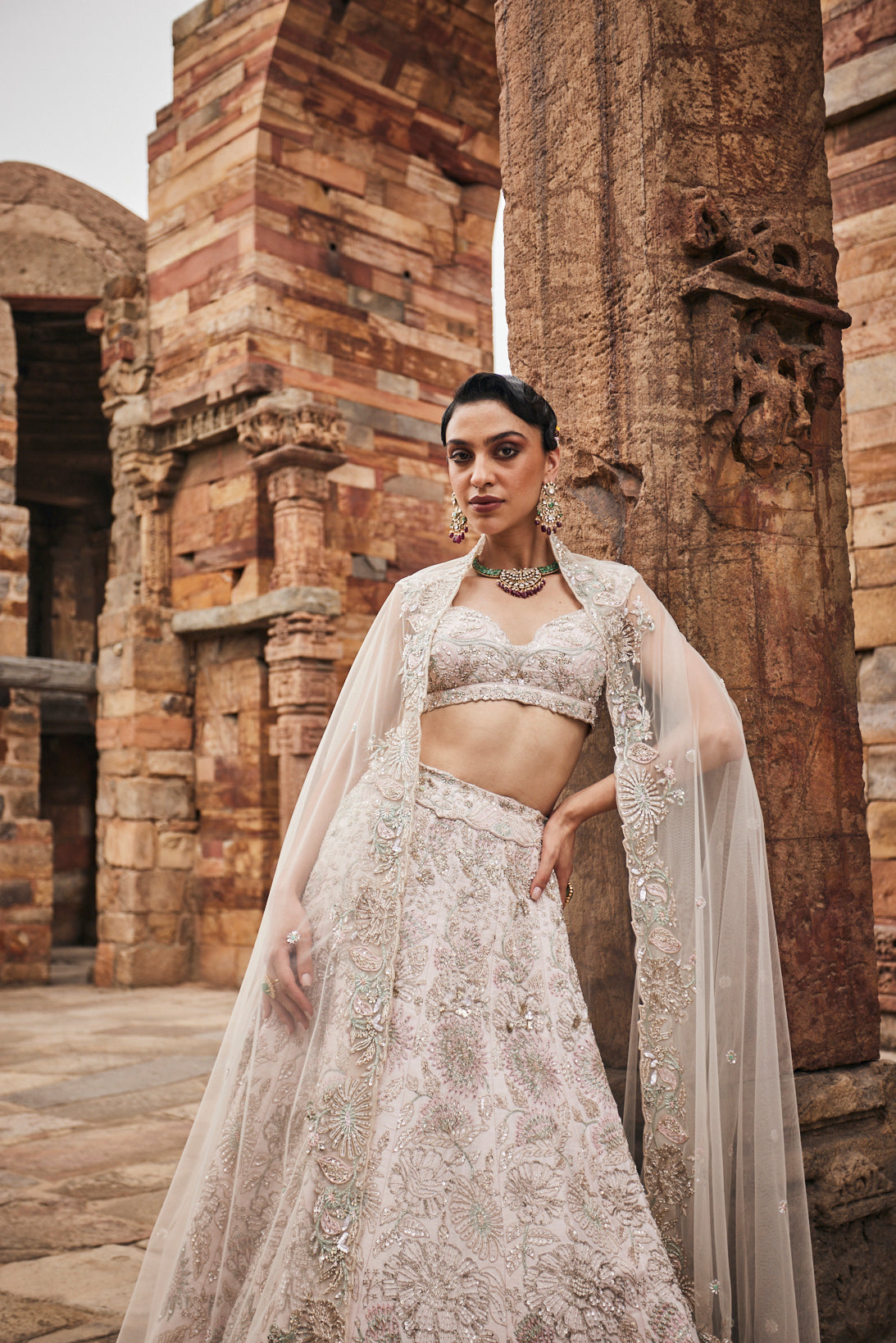 Frost Bridal lehenga set