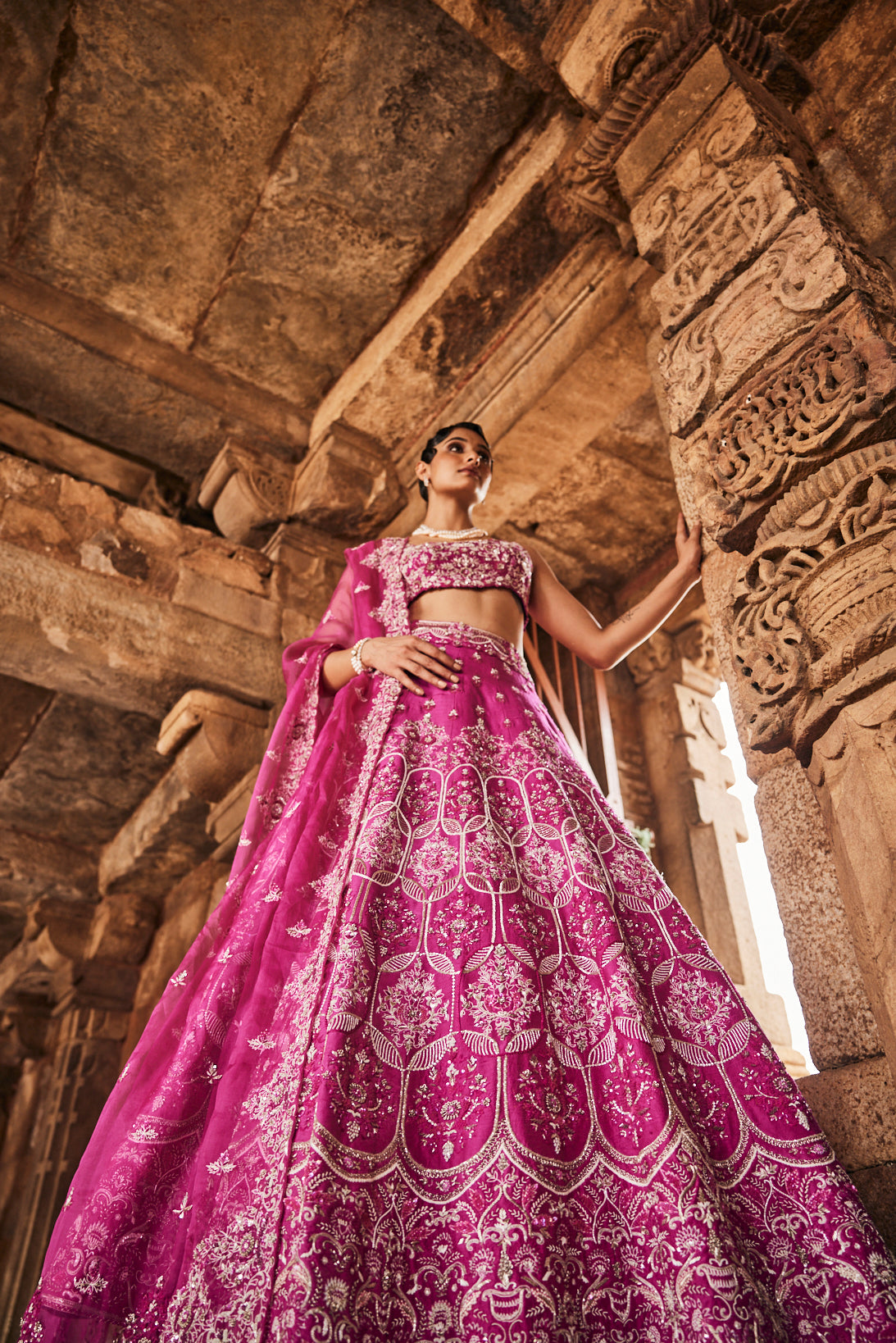 Sanguine bridal lehenga set