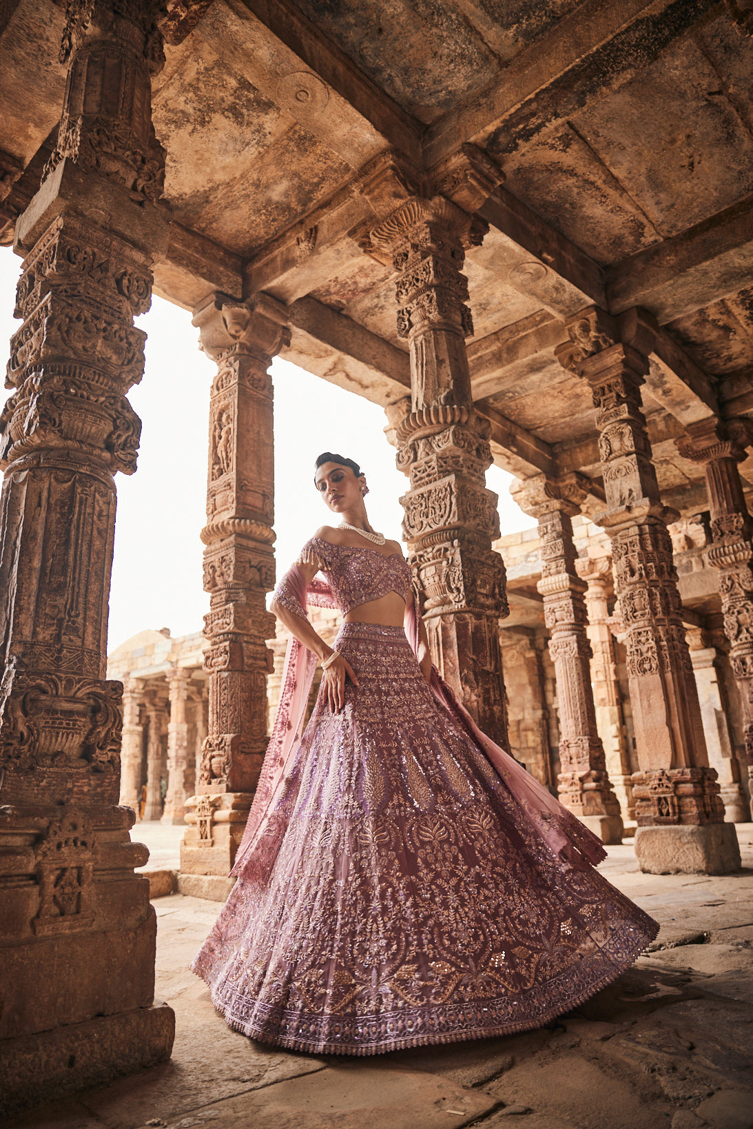 Fialova bridal lehenga set