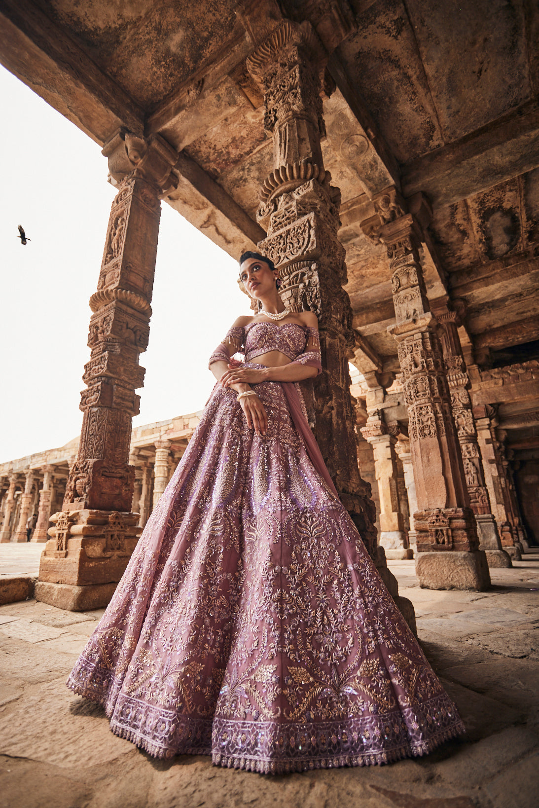 Fialova bridal lehenga set