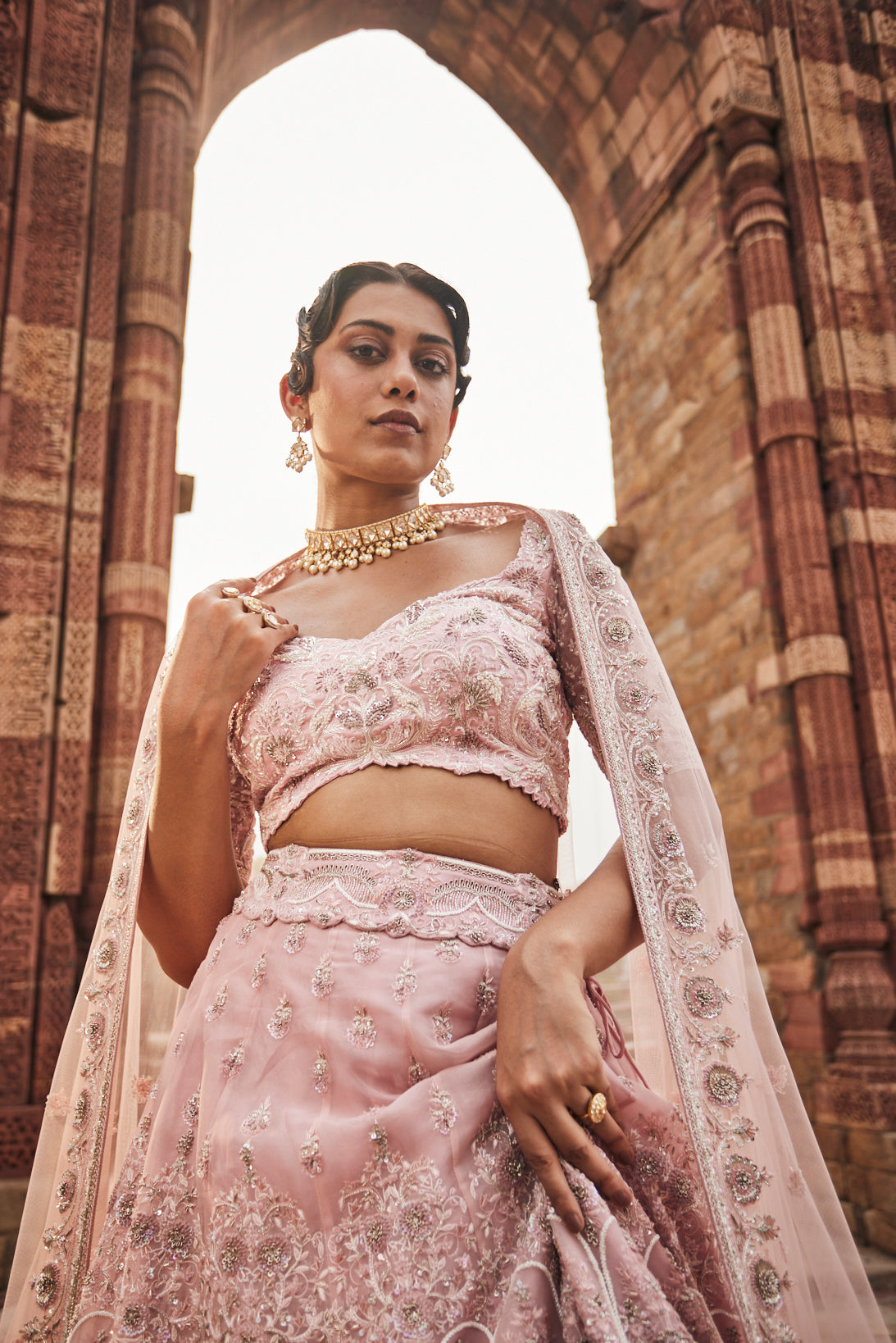 Azalea bridal lehenga set