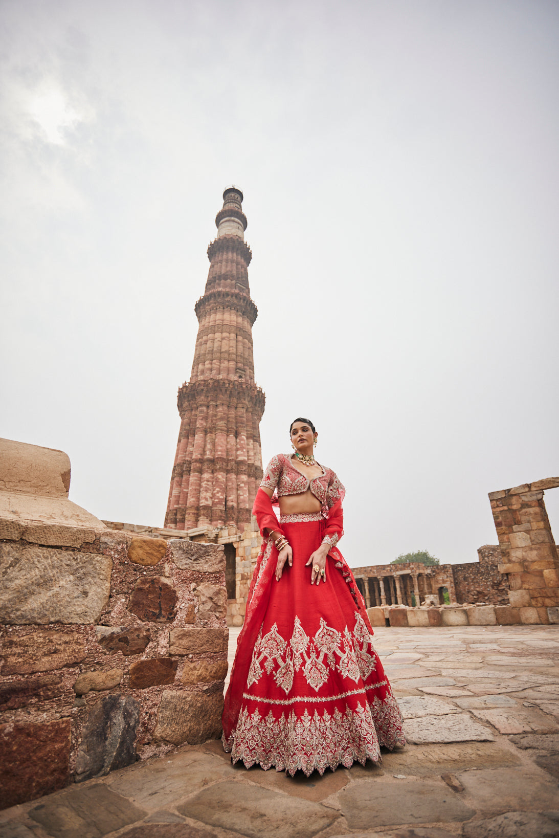 Garnet Bridal lehenga set