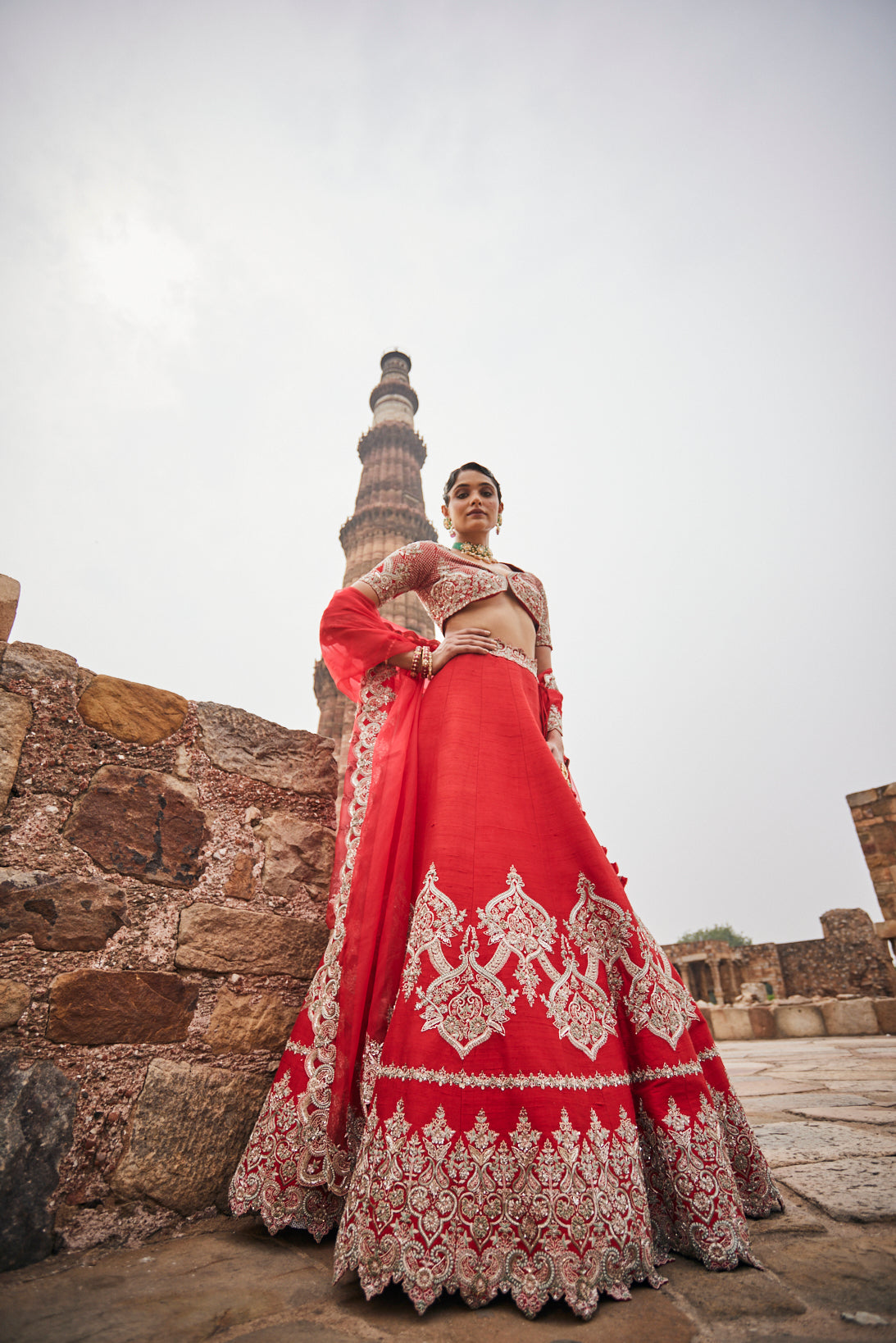 Garnet Bridal lehenga set