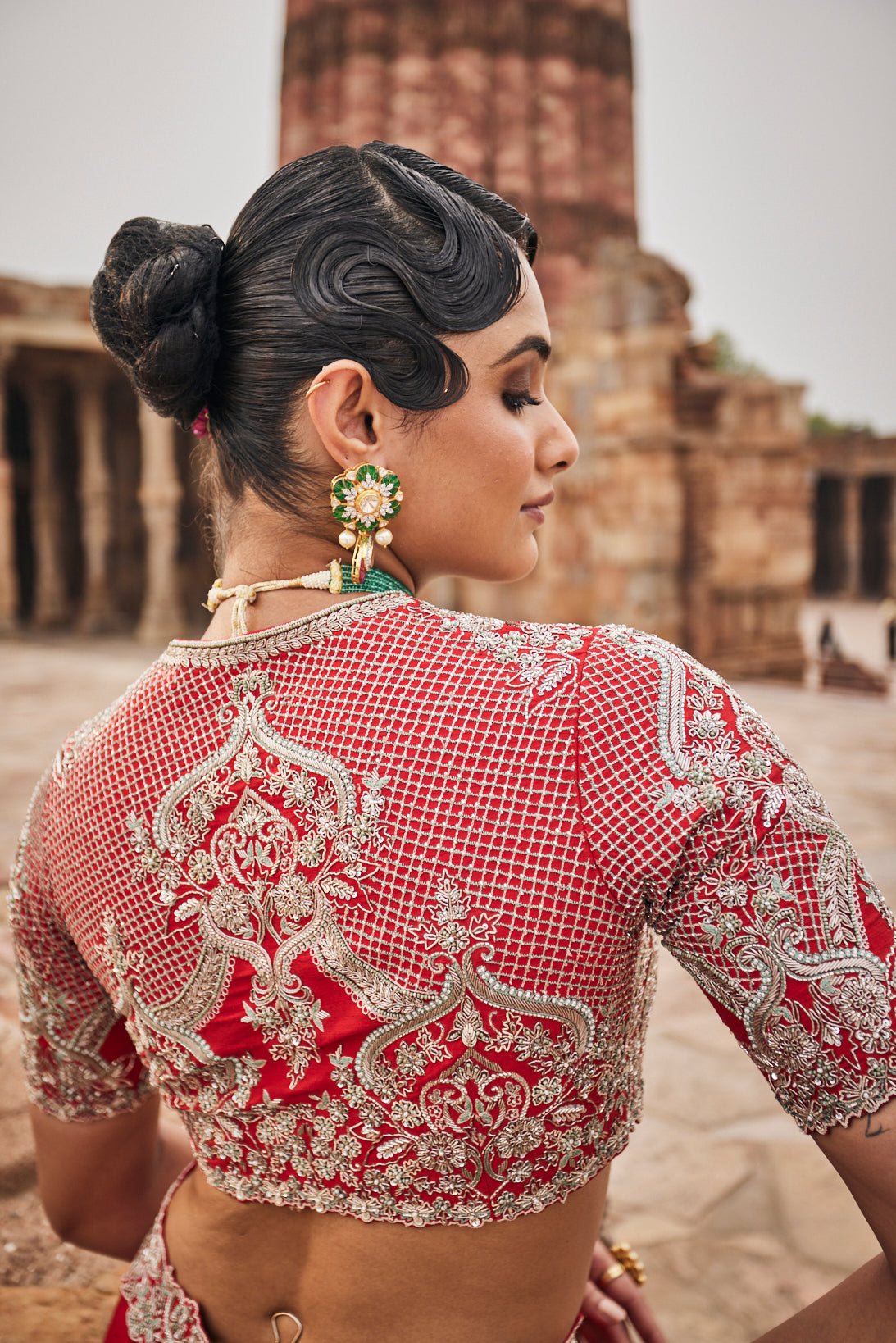 Garnet Bridal lehenga set