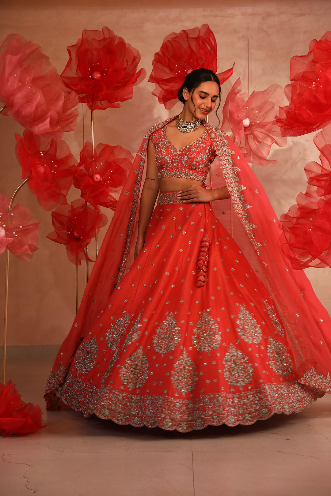 Orange Lehenga