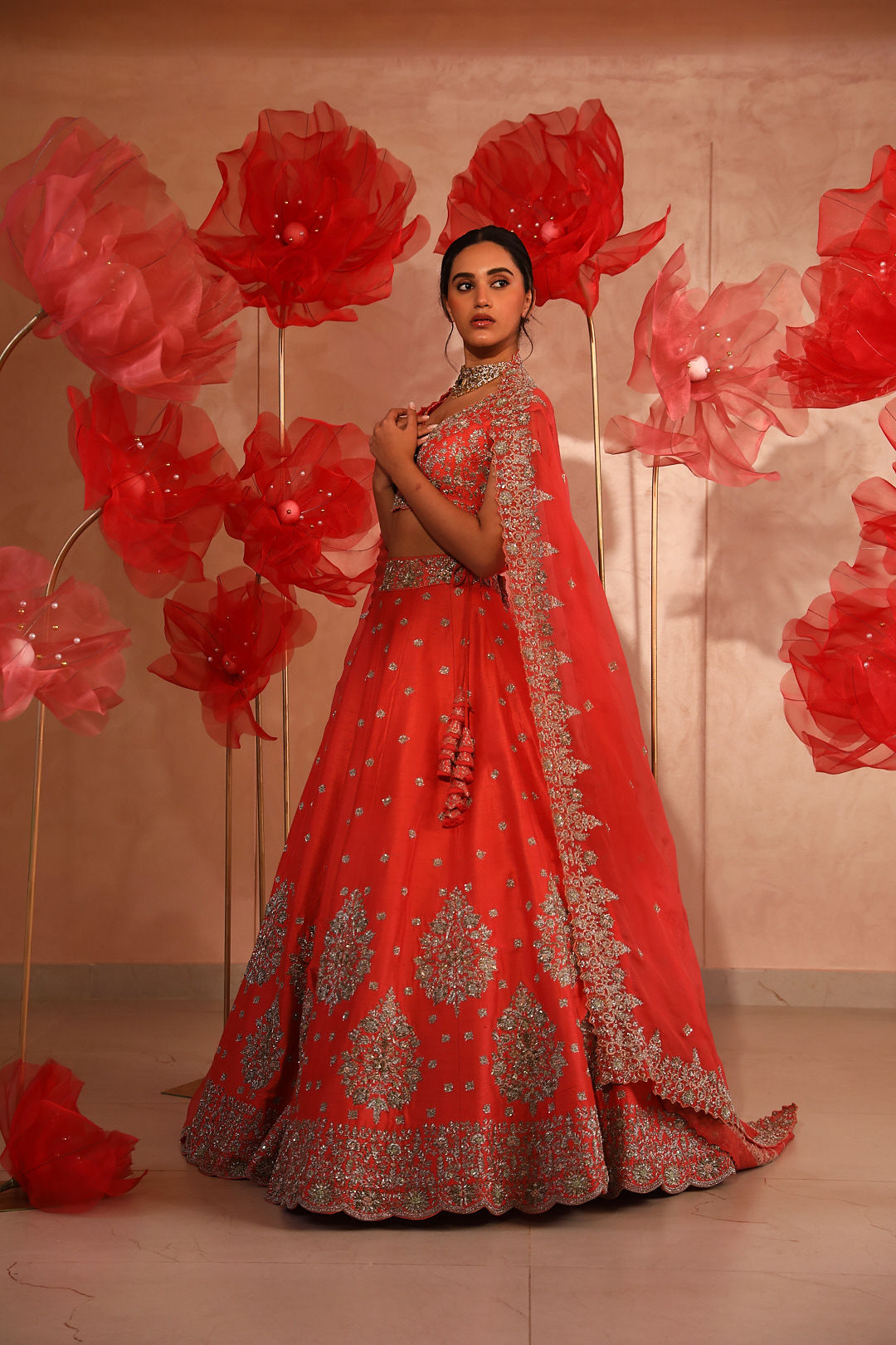 Orange Lehenga