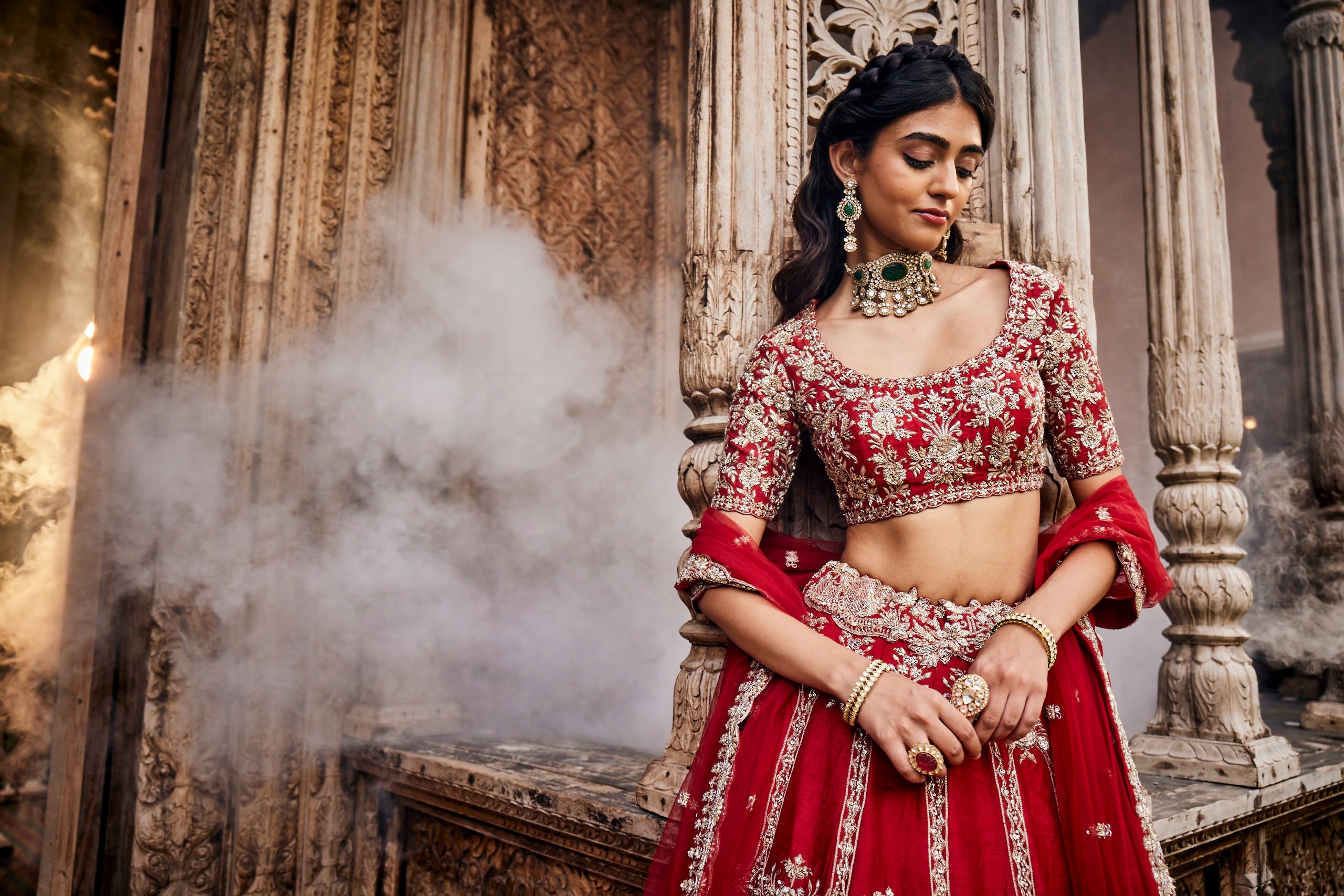 Gaia Lehenga Set