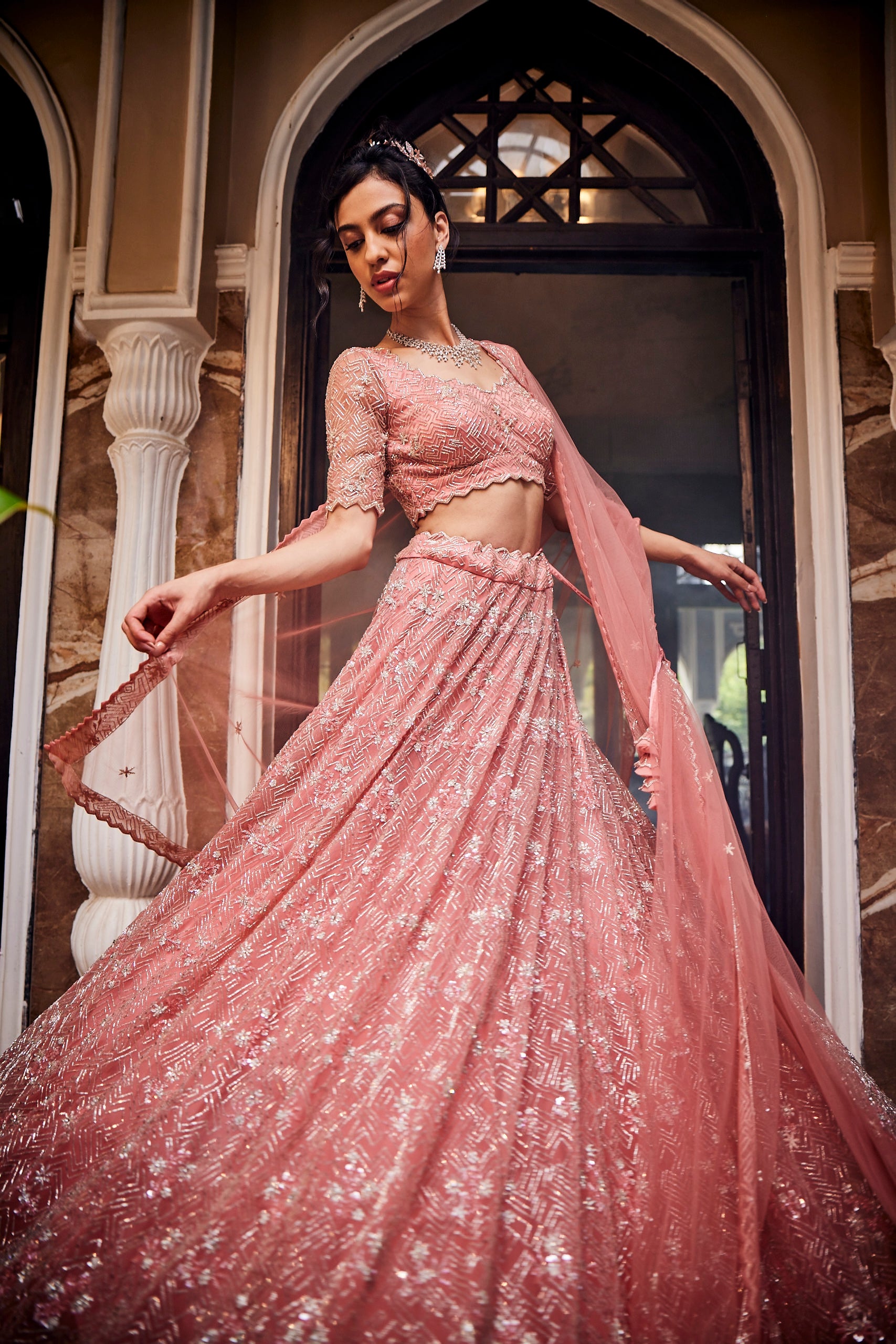 Dike Lehenga Set