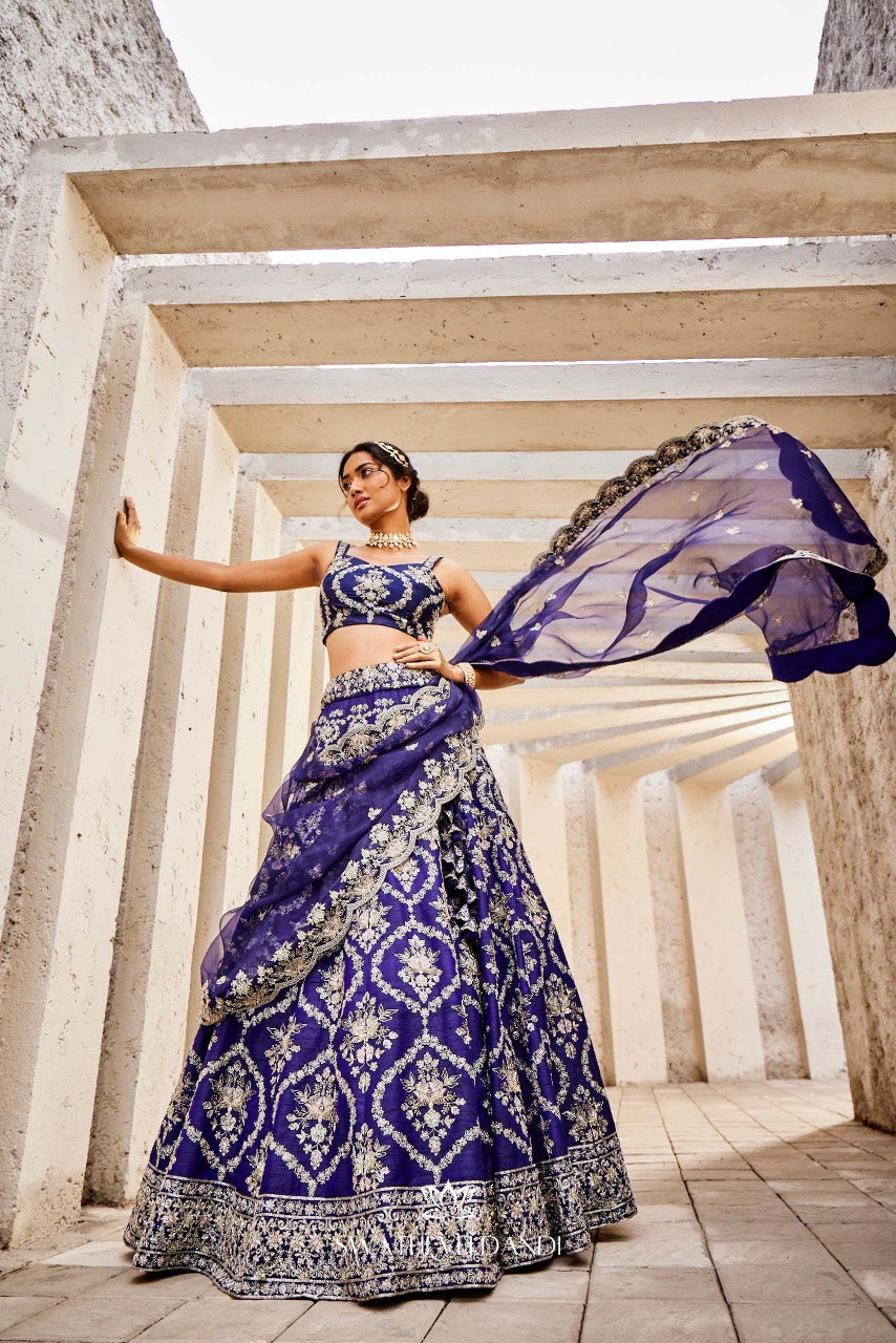 Sapphire Skies Lehenga Set