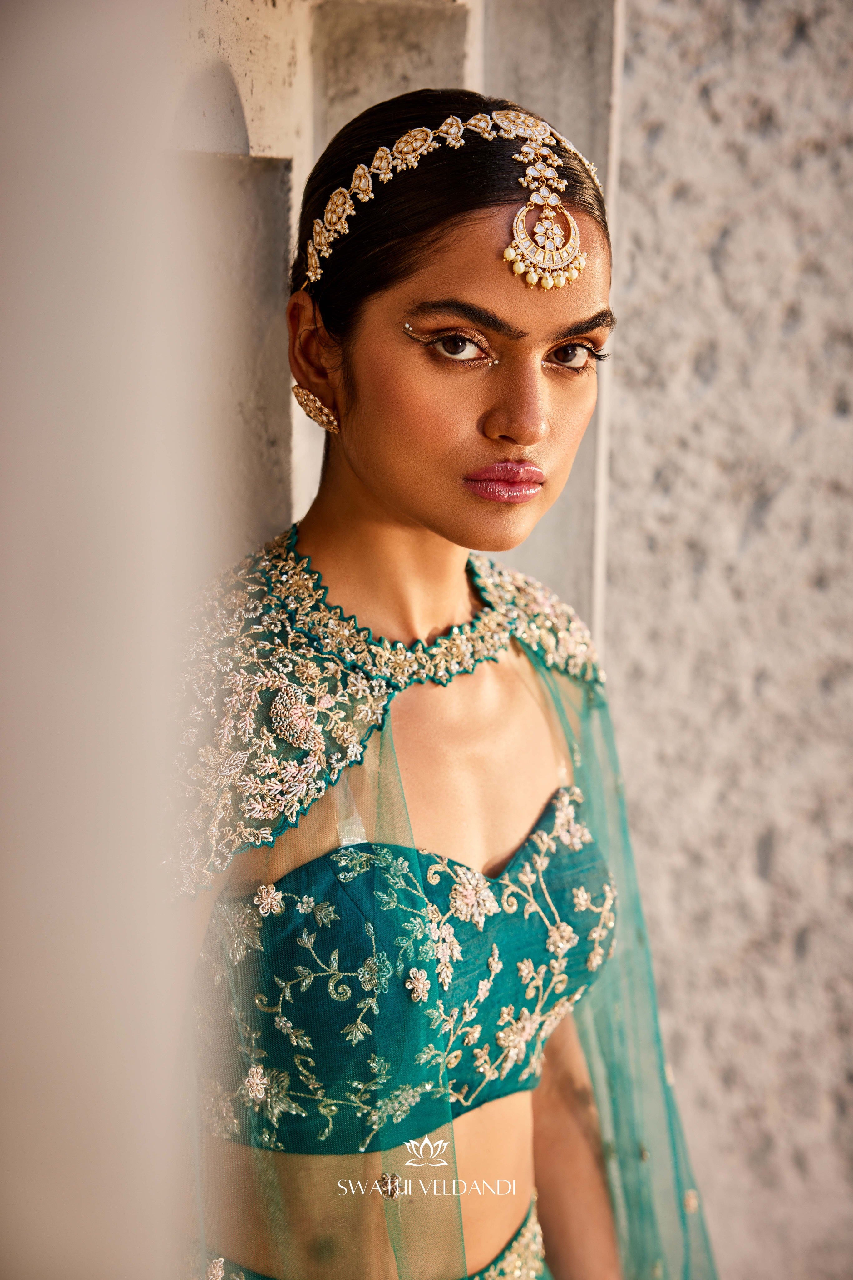 Aqua Arora Lehenga Set