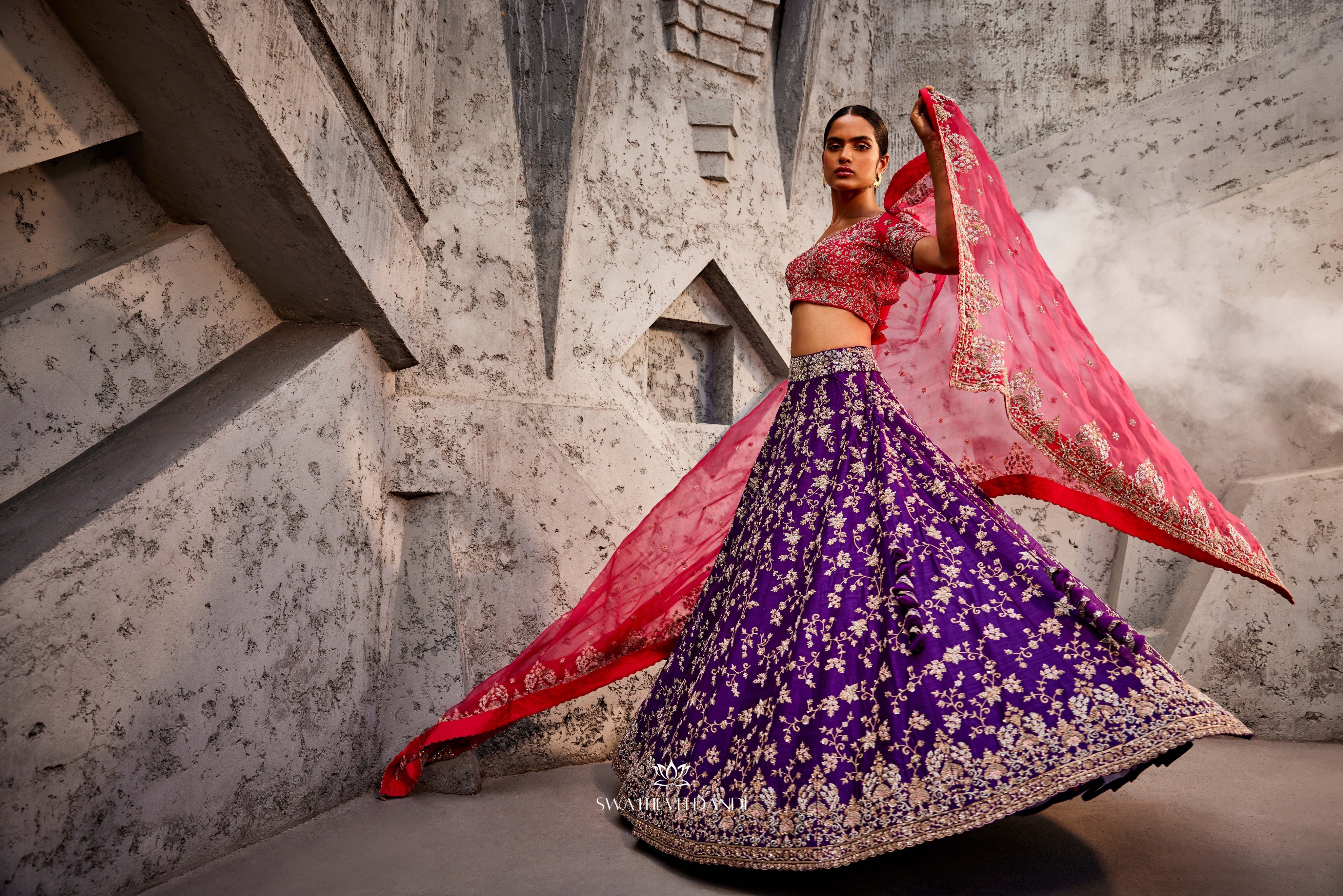 Majestic Mosiac Lehenga Set