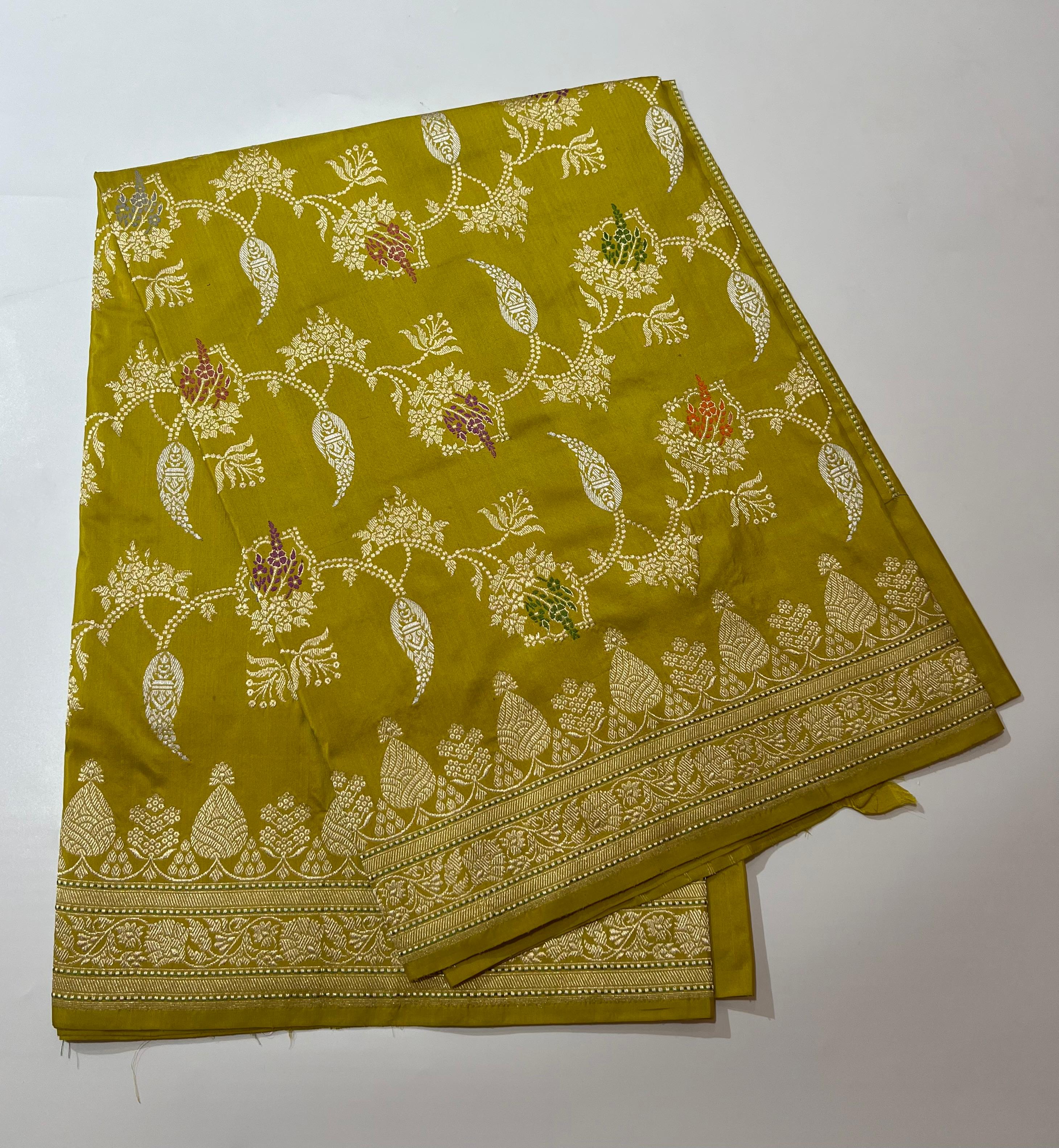 Mehendi Green banarasi Saree