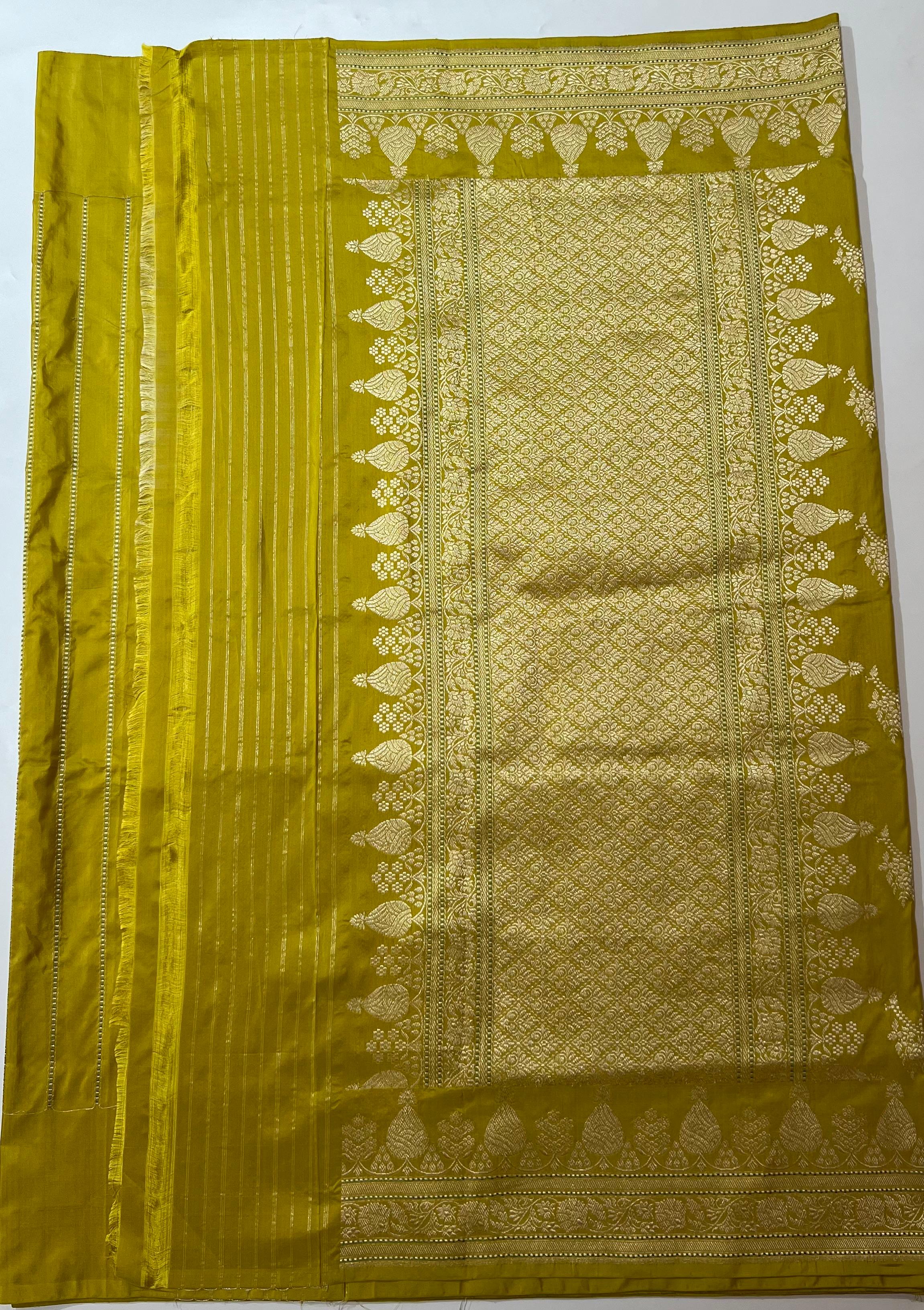 Mehendi Green banarasi Saree