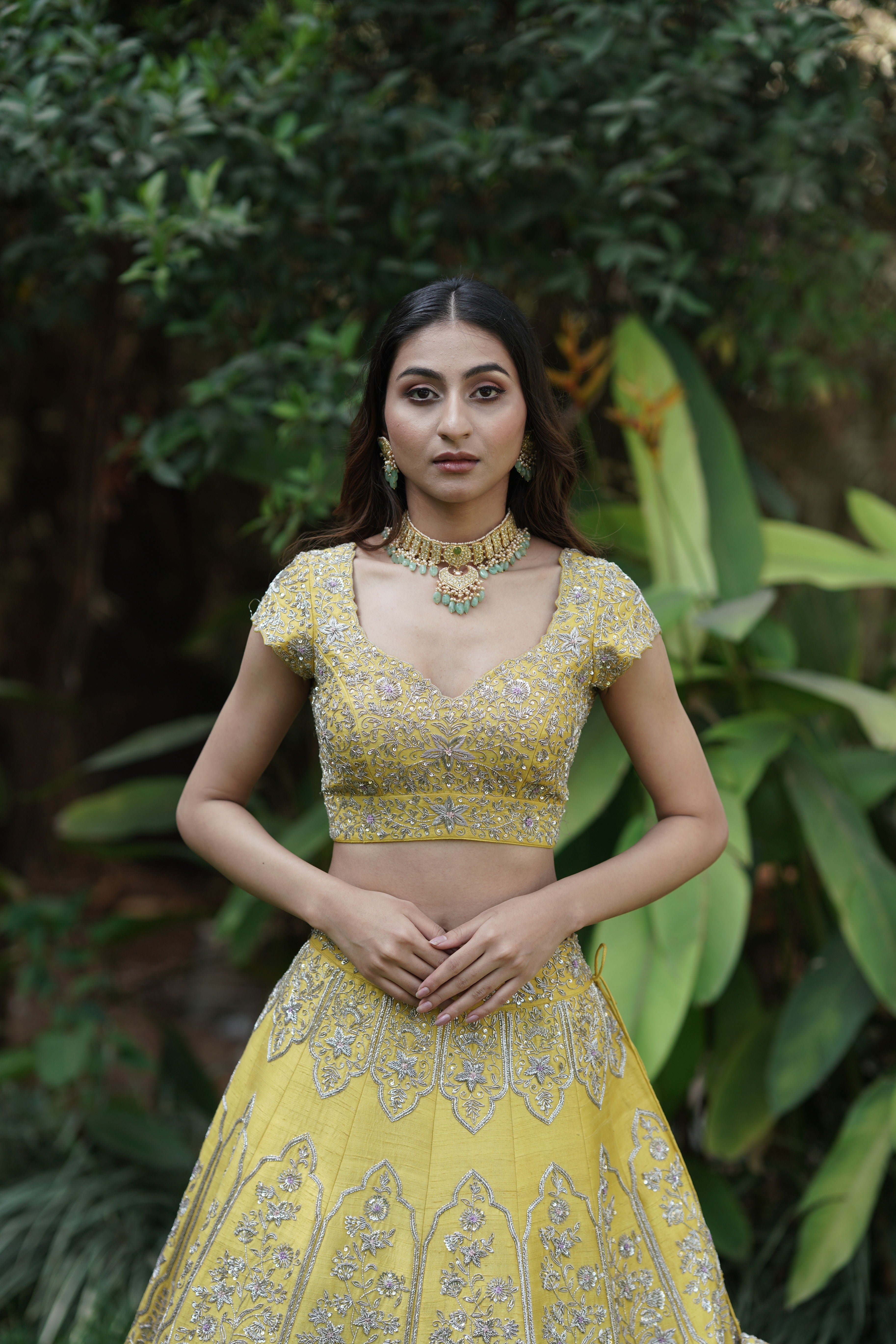 Inayat Yellow Lehenga set