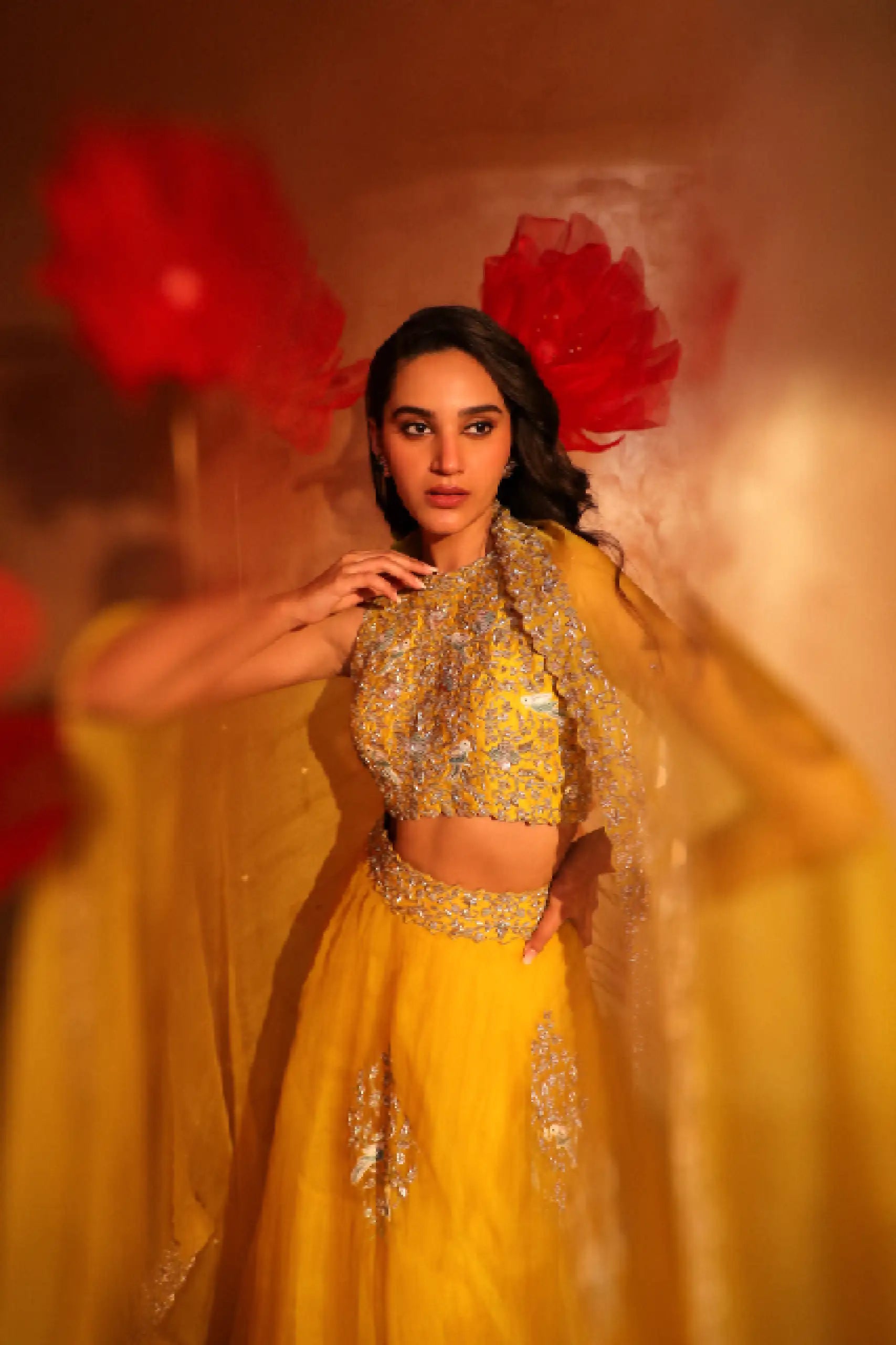 Enchanting Yellow Lehenga Set